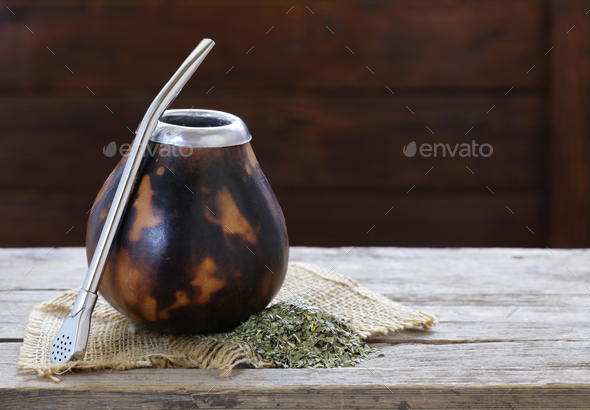 Traditional Yerba Mate Tea Stock Photo by Dream79