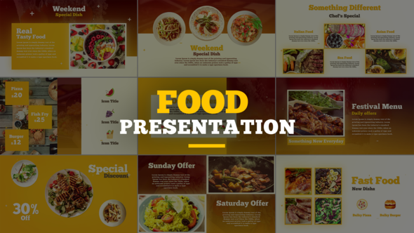 Food Presentation - VideoHive 23079197
