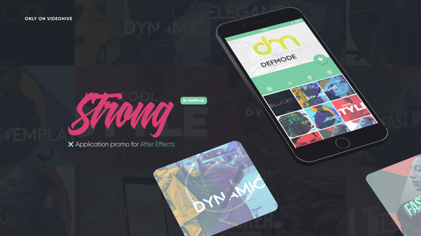 Strong Application Promo - VideoHive 23087528