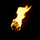 Flaming Torch At Night Flaming Torch At Night - VideoHive Item for Sale