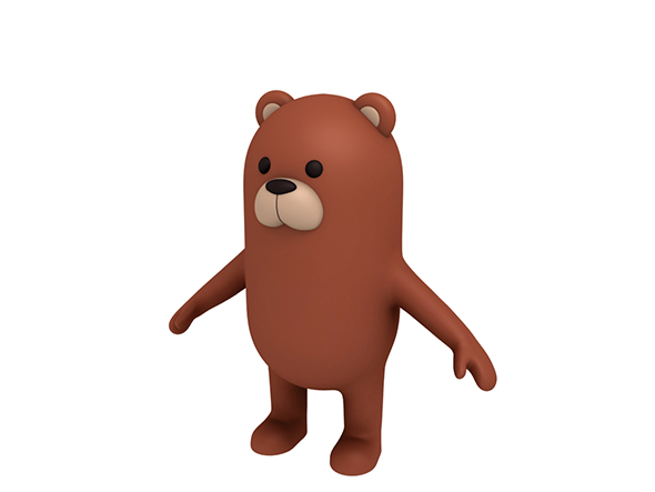 Brown Bear Character - 3Docean 23093649