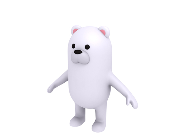 Polar Bear Character - 3Docean 23093673