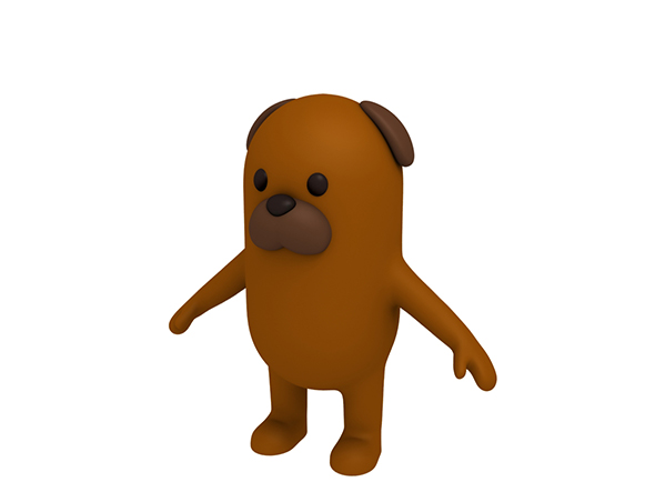 Brown Dog Character - 3Docean 23093751