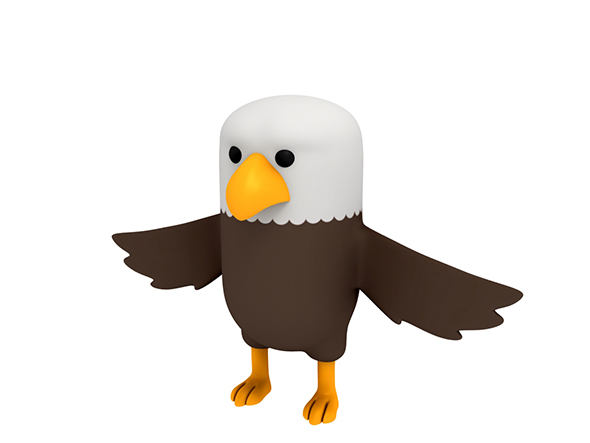 Eagle Character - 3Docean 23093809
