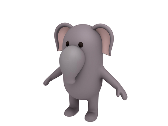 Elephant Character - 3Docean 23093811