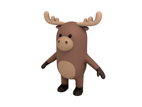 Moose Character - 3Docean 23093856