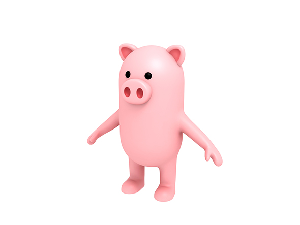 Pig Character - 3Docean 23093861