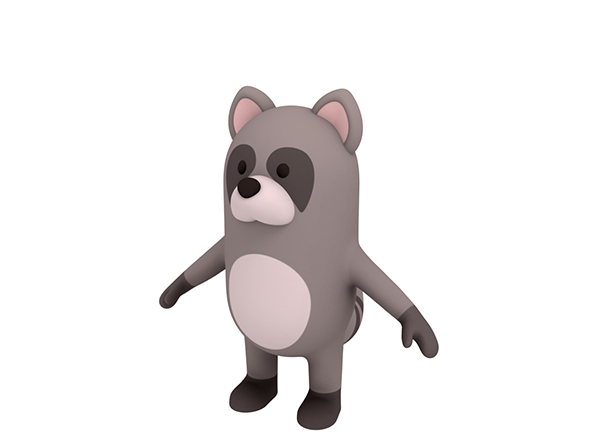 Raccoon Character - 3Docean 23093871