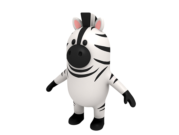 Zebra Character - 3Docean 23093897