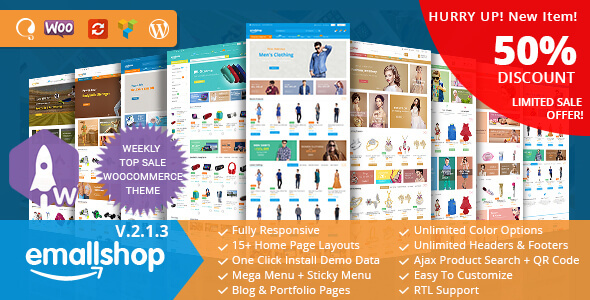 EmallShop - Responsive WooCommerce WordPress Theme - WooCommerce eCommerce