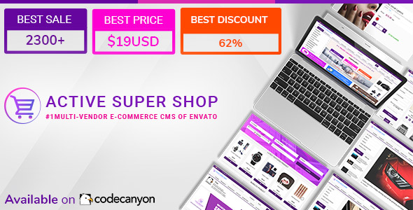 Active Super Shop Multi-vendor CMS - CodeCanyon Item for Sale
