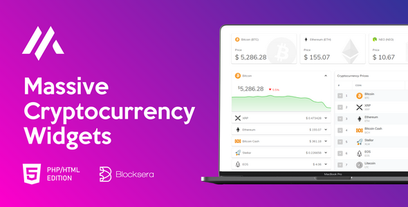 Massive Cryptocurrency Widgets – PHP/HTML Edition