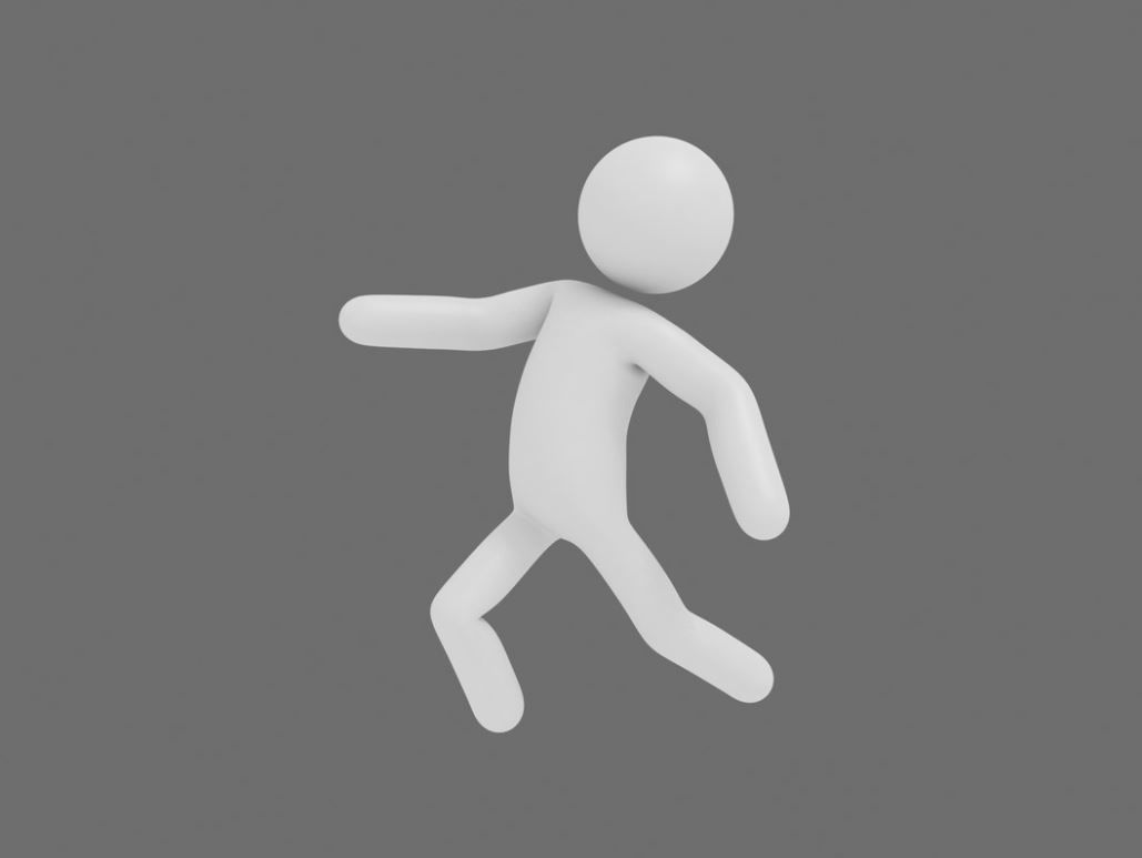 Simple Stick Figure model by BariaCG | 3DOcean