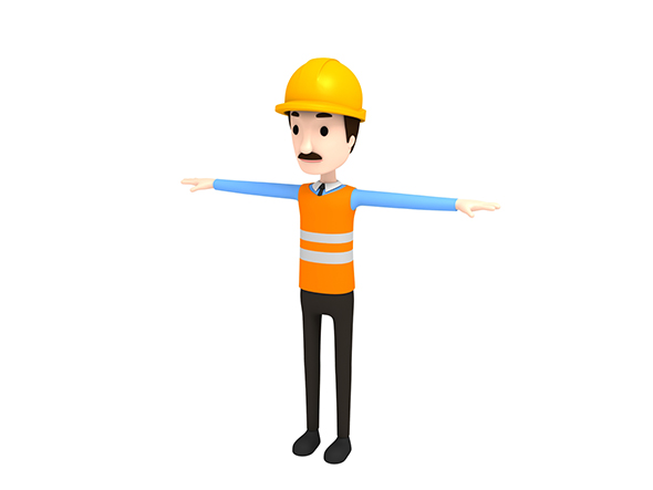 CartoonMan001 Engineer - 3Docean 23099904