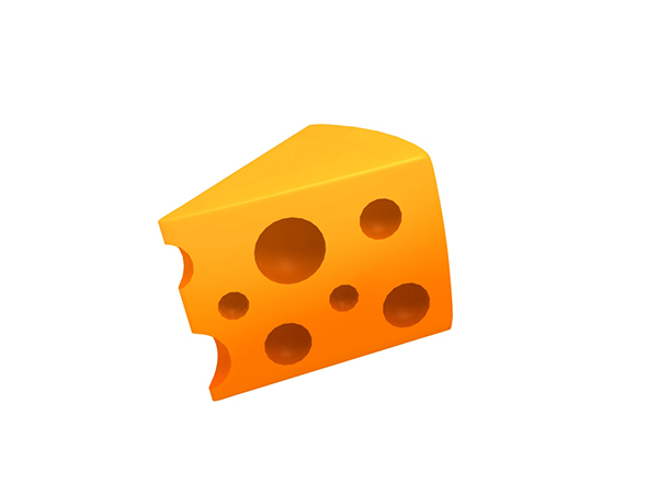 Cheese Low-poly - 3Docean 23101023