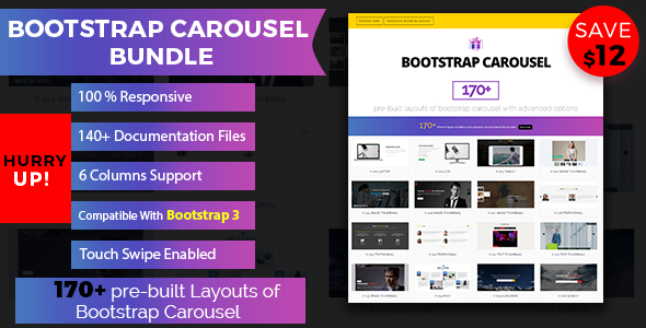 Bootstrap Carousel Bundle - CodeCanyon 20262667