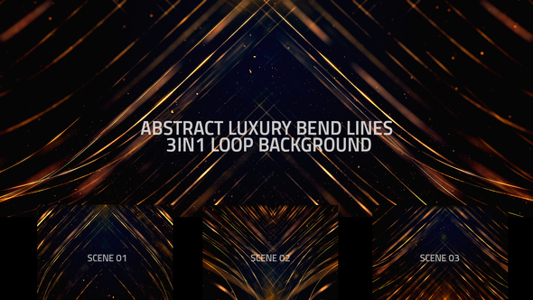 Abstract Luxury Bend Lines Loop 3in1 Background