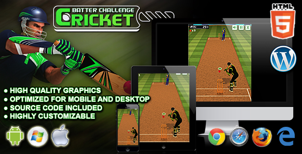 Cricket Batter Challenge - CodeCanyon 17270369