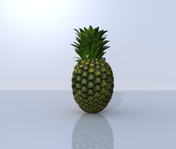 Pineapple 3D Model - 3Docean 23107206