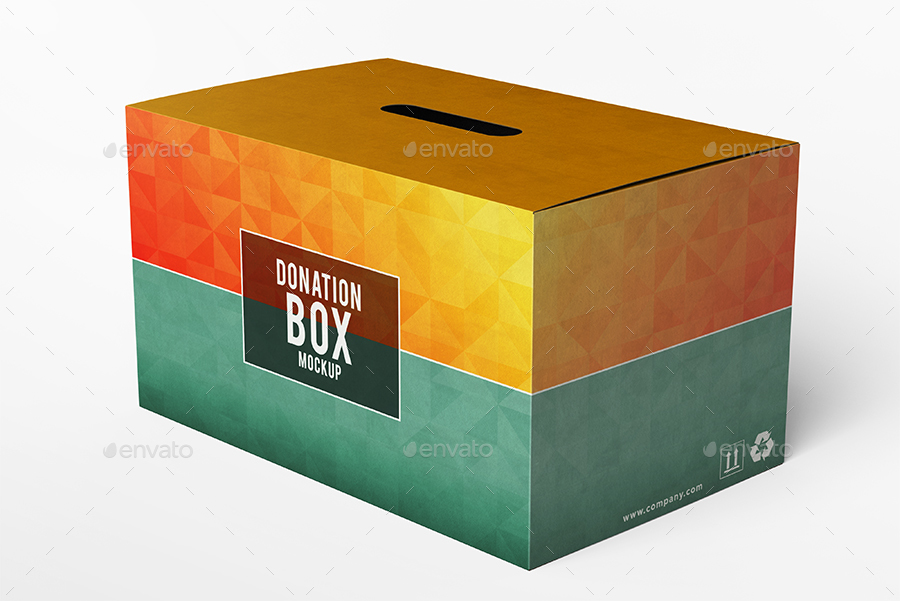 Download Donation / Collection Box Mock-up by Sealord | GraphicRiver