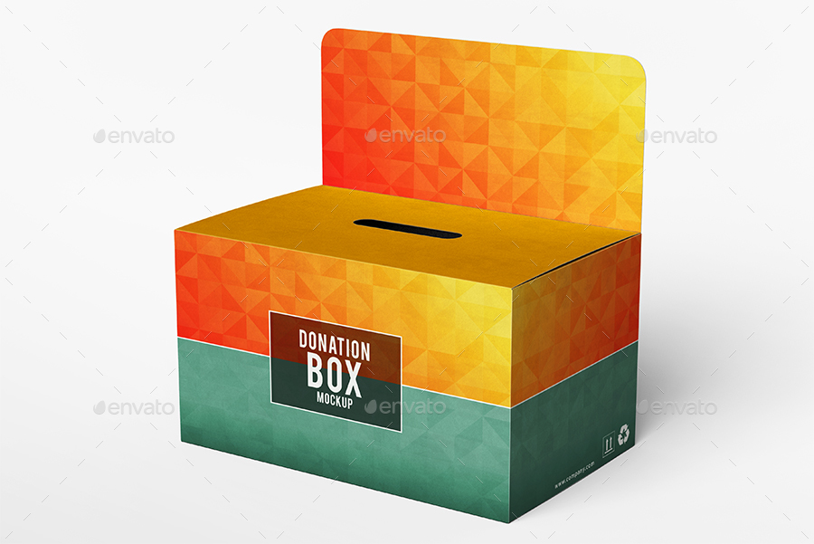 Download Donation / Collection Box Mock-up by Sealord | GraphicRiver