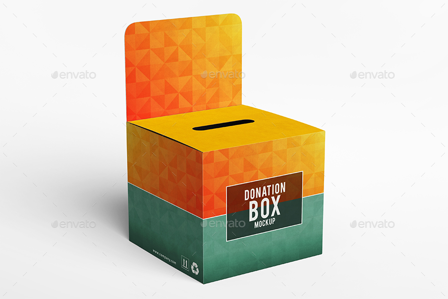 Download Donation Collection Box Mock Up By Sealord Graphicriver