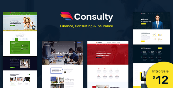 Consulty - Finance - ThemeForest 23102929