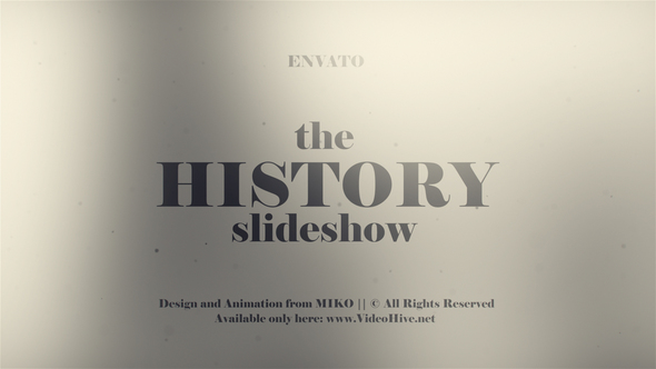 History Slideshow - VideoHive 23110705