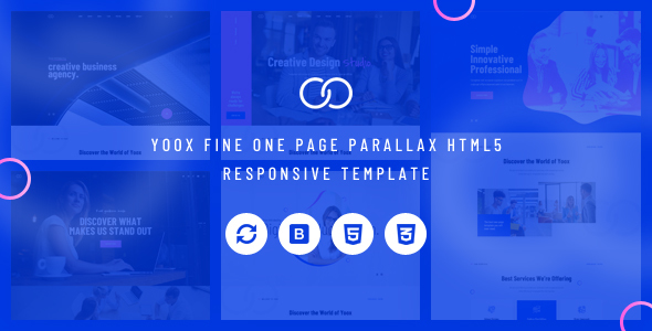 Incredible Yoox - Fine One Page Parallax HTML5 Responsive Template