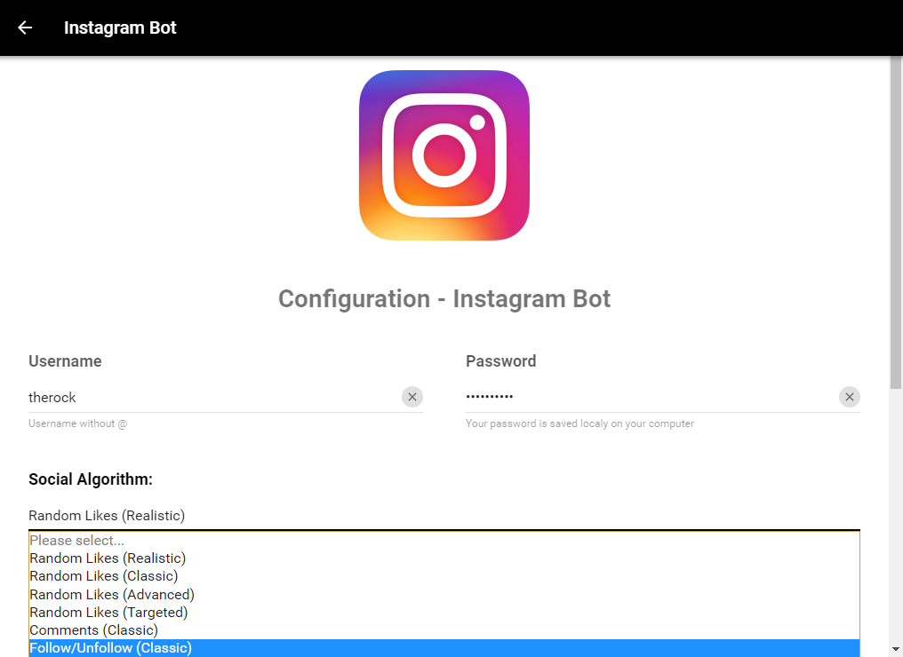 socialbot screenshot 1 png - raspberry pi free instagram bot for your raspberry pi