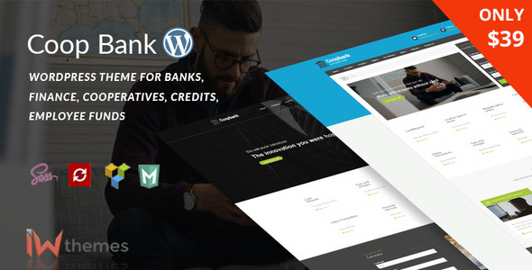 Financial , Banking & Credits WordPress Theme  | CoopBank