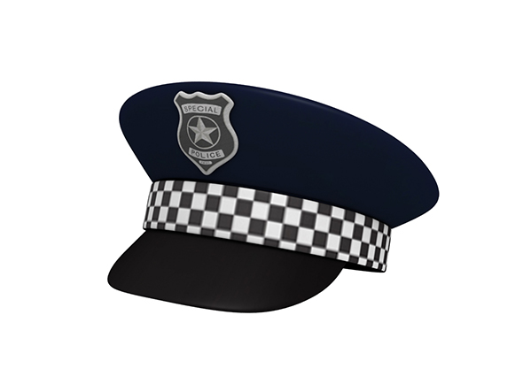 Police Hat - 3Docean 23115852