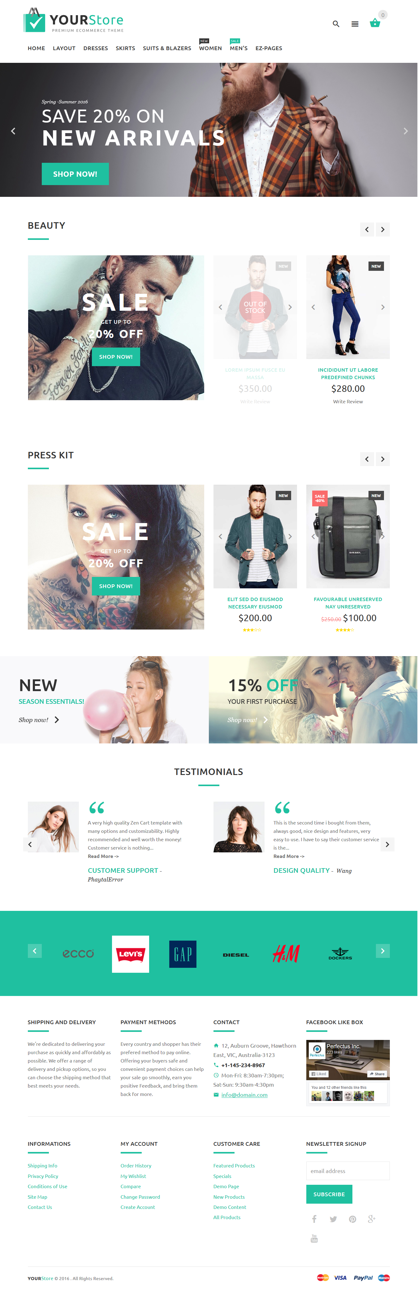 yourstore premium zencart theme by perfectusinc themeforest zen cart templates
