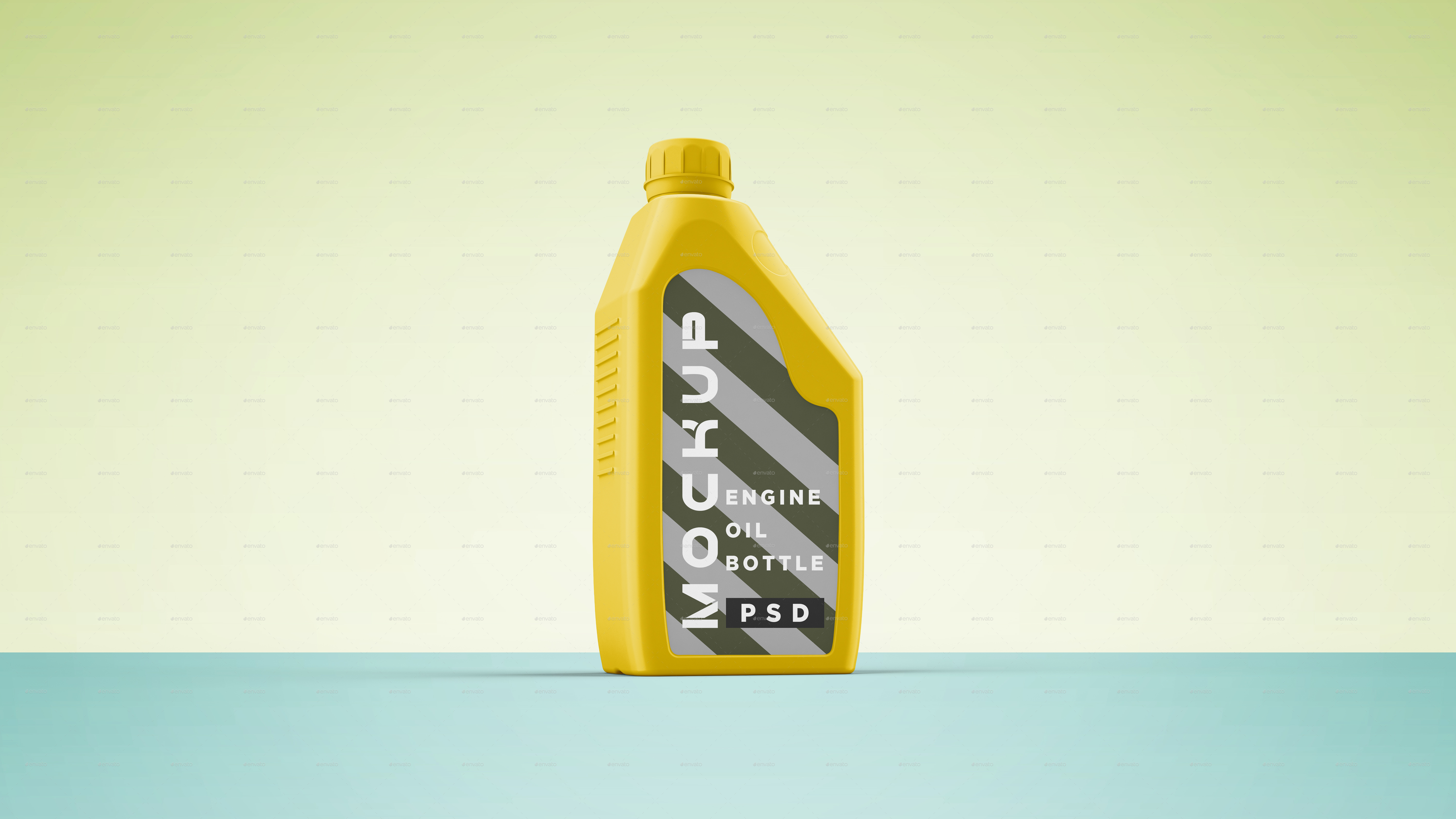 Engine Oil Bottle Mockup By Graphicdesigno Graphicriver