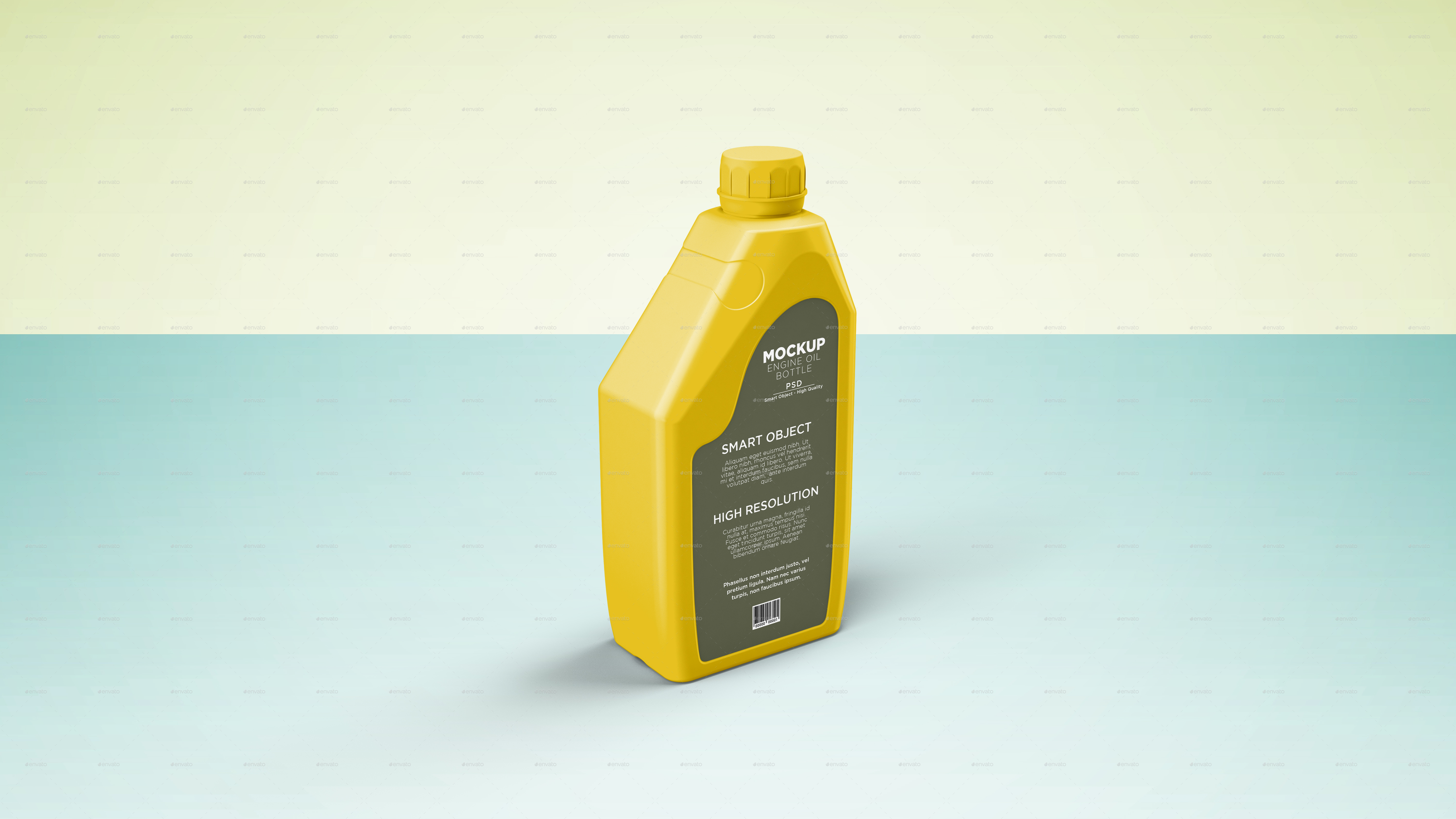 Download Engine Oil Bottle Mockup by graphicdesigno | GraphicRiver
