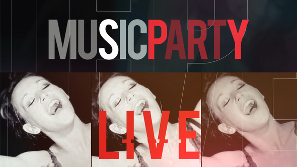 Music Party Promo - VideoHive 23116385