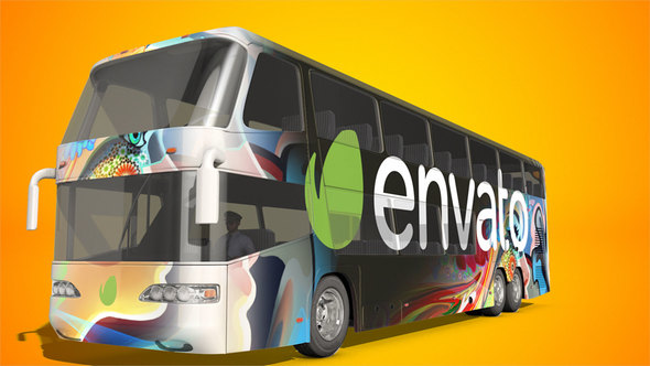 Bus Mock Up - VideoHive 23116602
