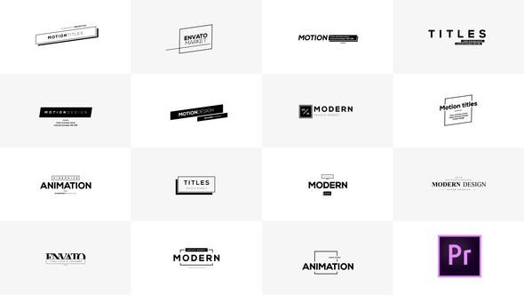 Ultra Simple Titles for Premiere Pro | MOGRT alt