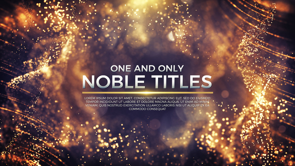 Noble Titles - VideoHive 23118017