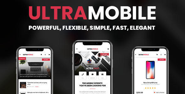 Ultra Mobile - ThemeForest 21681798