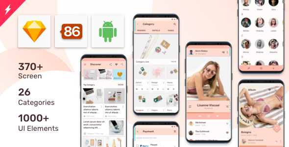 Prototype 86 - Template For Android - Sketch Templates