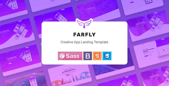 Excellent Farfly - Creative App & SAAS Landing HTML5 Template