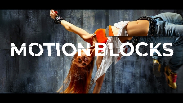 Motion Blocks Opener - VideoHive 23120279