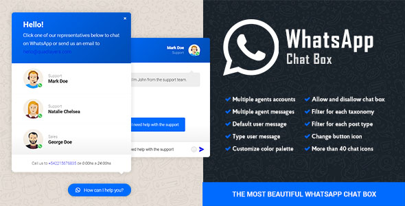 WordPress WhatsApp Chat Box