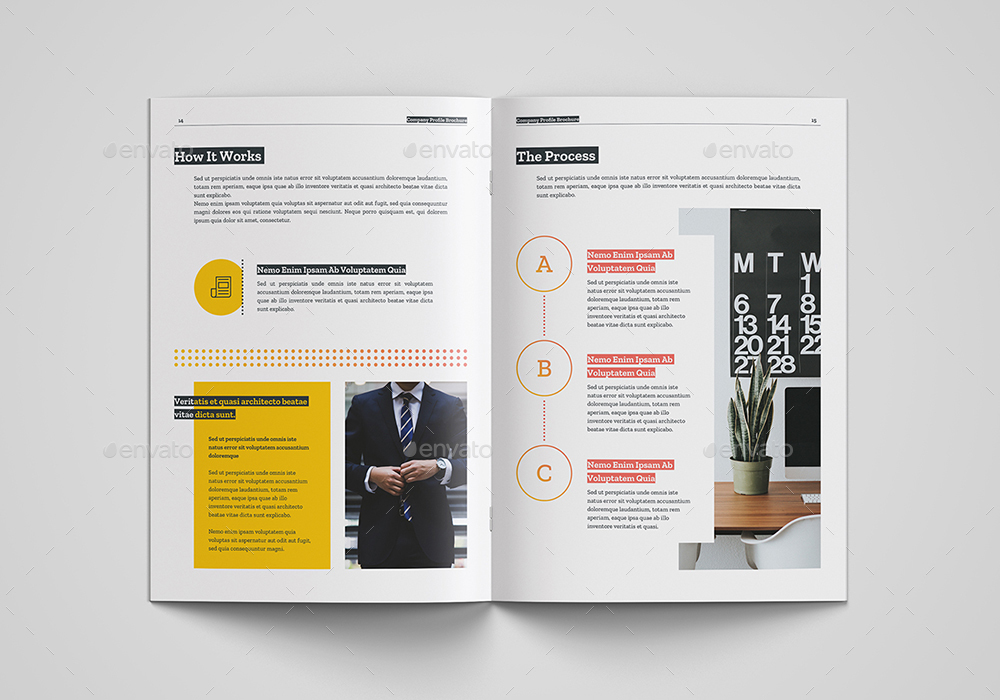 Company Profile Brochure by bourjart | GraphicRiver