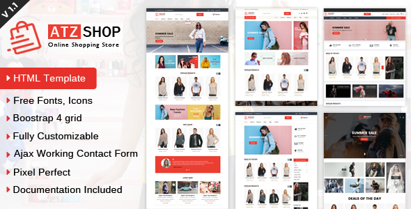 Atz Online Ping Html Template By Anil Z Themeforest