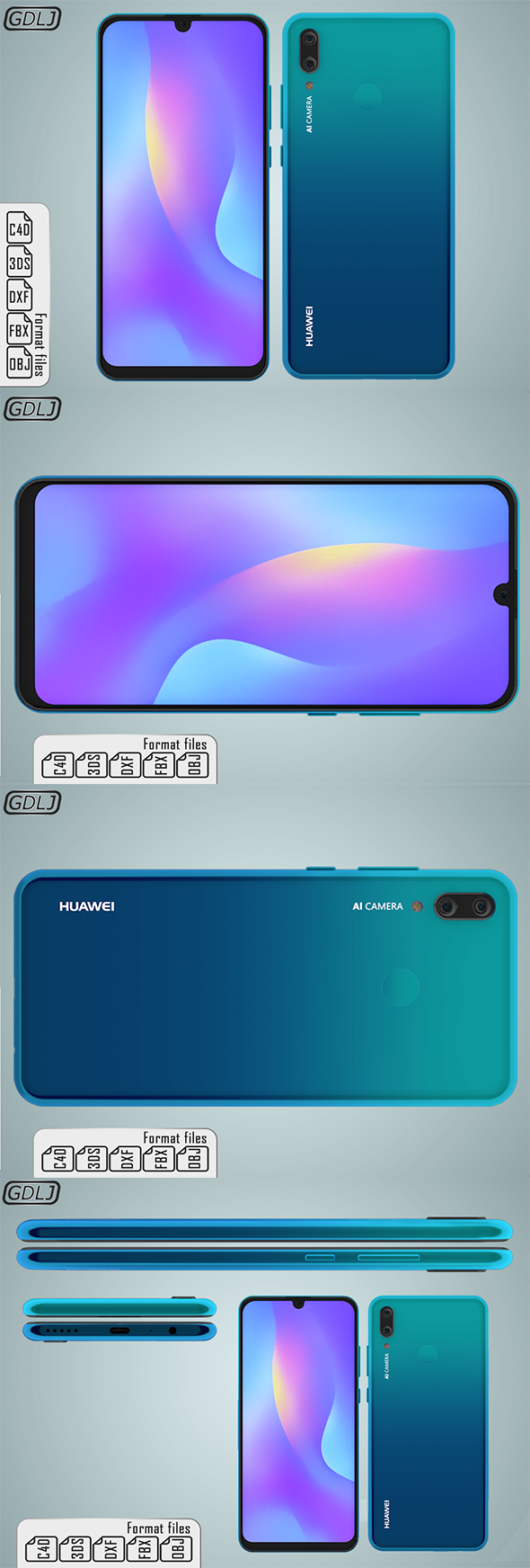 Huawei P Smart - 3Docean 23130059