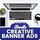 Creative Startup Agency Banners HTML5 - GWD PSD