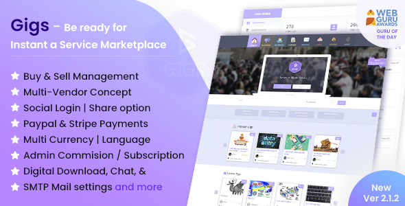 Gigs - Services Marketplace - CodeCanyon Item for Sale