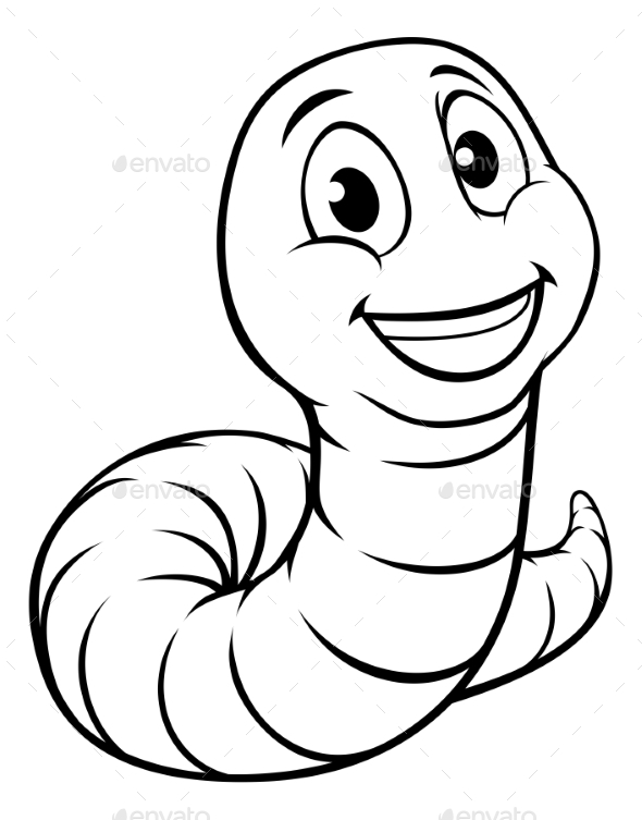 Caterpillar Cartoon Character by Krisdog | GraphicRiver